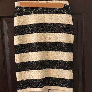 Lace Pencil Skirt from The Limited